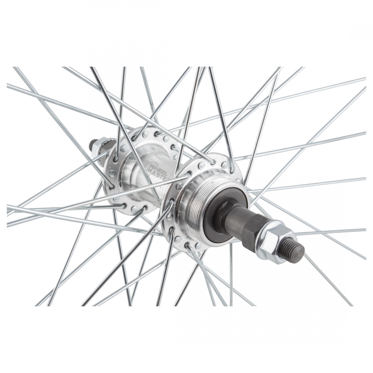 Ruota Posteriore MTB 26 Pollici WheelMaster, Lega Singola Parete, Colore Argento